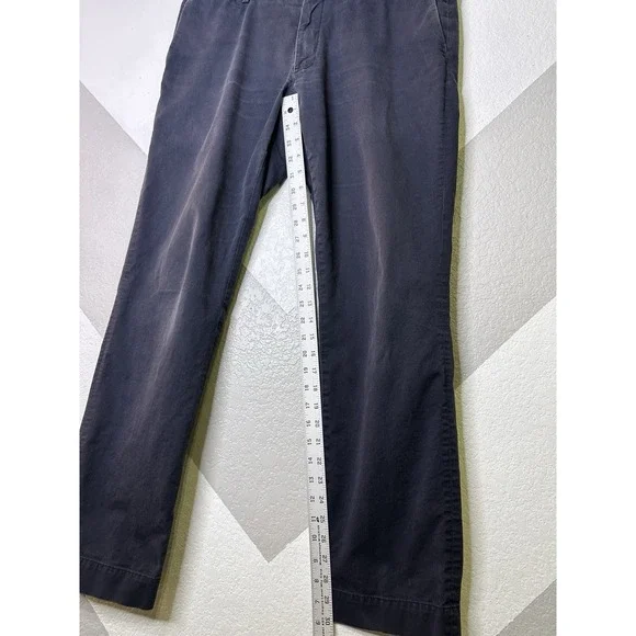 Polo Ralph Lauren Men Pants 35x32 Navy Blue Cotton Stretch Slim Fit Actual 36x30 - Picture 5 of 11